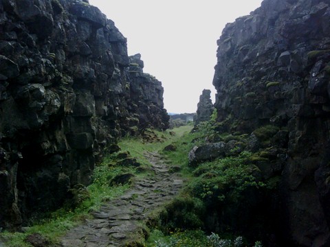 La faglia di Almannagjá a Þingvellir
